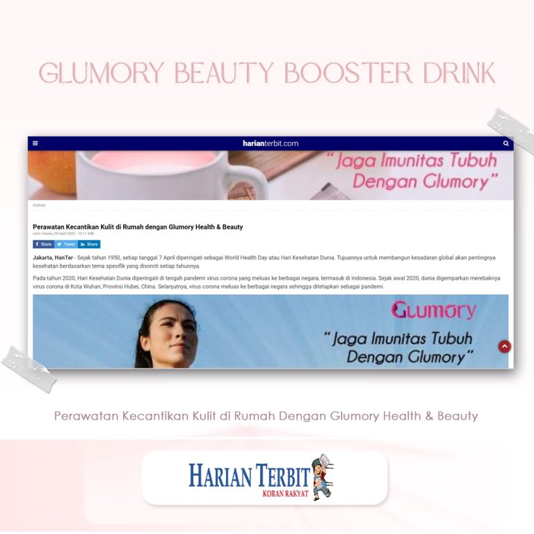 Glumory Beauty Booster Drink Di Harian Terbit